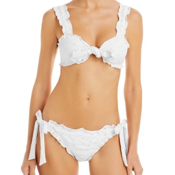 Frankies Biknis Colby Top White Large - Picture 2 of 2